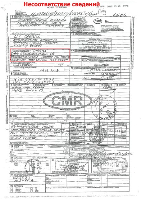 Образец заполнения цмр на русском